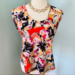 J. Crew Factory • Floral Print Top